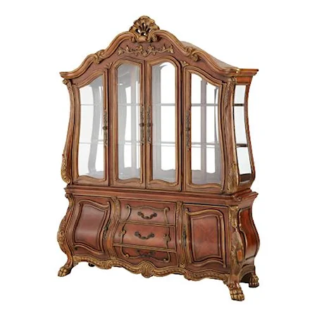 Mirror Backed China Cabinet